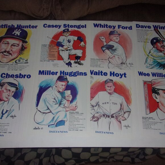 DAILY NEW NY YANKEES COLLECTIBLE PICTURES & COLLECTIBLE SPORTS MAGAZINES - Picture 1 of 16